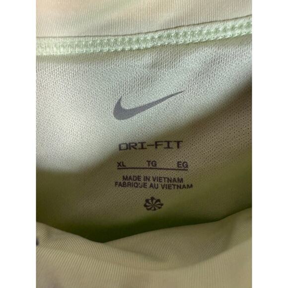 Nike Dri-Fit Womens Neon Yellow Drawstring Lined 3" Athletic Running Shorts - XL - Picture 5 of 8